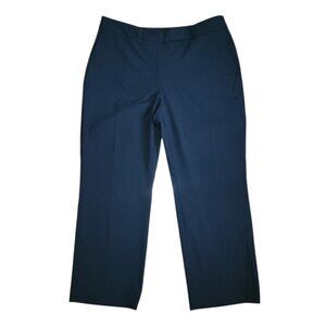 Lands End Outfitters Pants Womens Size 12 Solid Blue Dress Career Uniform